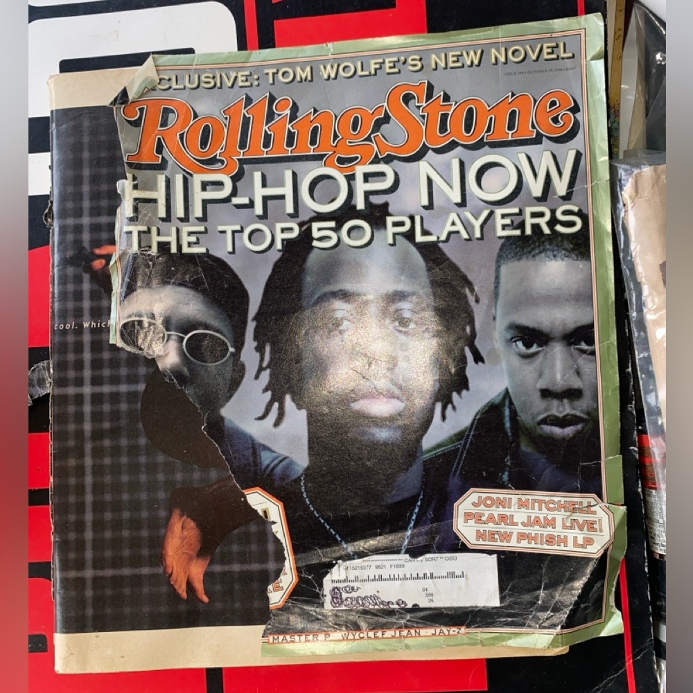 Rolling Stone Magazine Oct. 29, 1998 Issue 798 Master P. Wyclef Jean